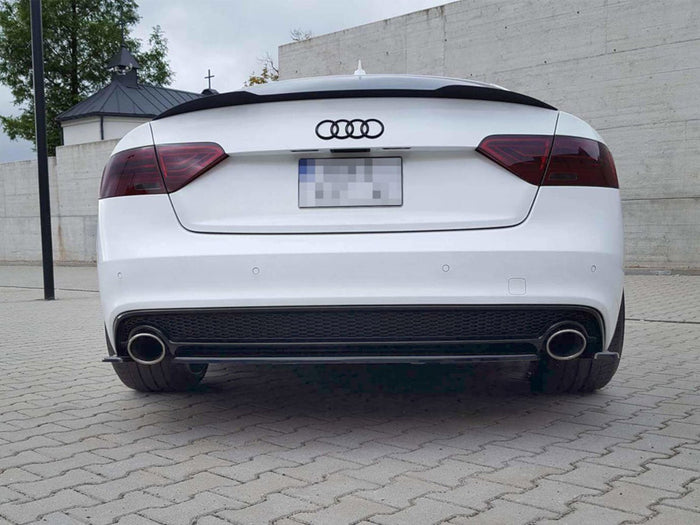Audi A5 S-line 8T FL Coupe / Sportback (2011-2016) Central Rear Splitter - Maxton Design