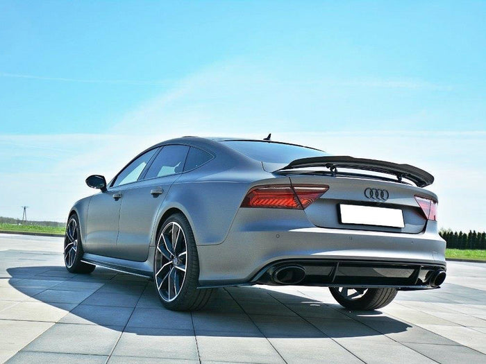Audi RS7 C7 Facelift (2014-2017) Central Rear Splitter - Maxton Design