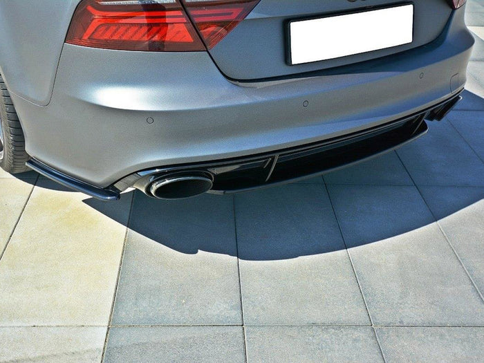 Audi RS7 C7 Facelift (2014-2017) Central Rear Splitter - Maxton Design