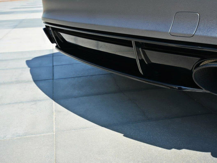 Audi RS7 C7 Facelift (2014-2017) Central Rear Splitter - Maxton Design