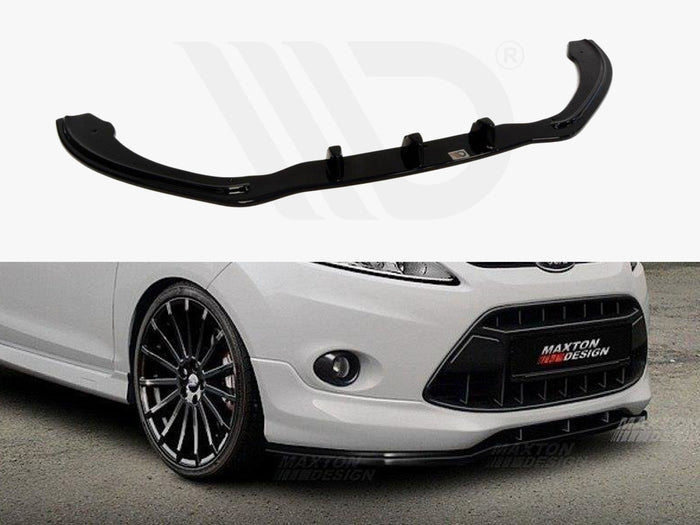 Ford Fiesta MK7 (For St-line / Zetec S) Front Splitter - Maxton Design