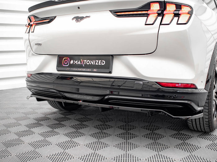 Ford Mustang Mach-e MK1 Central Rear Splitter - Maxton Design