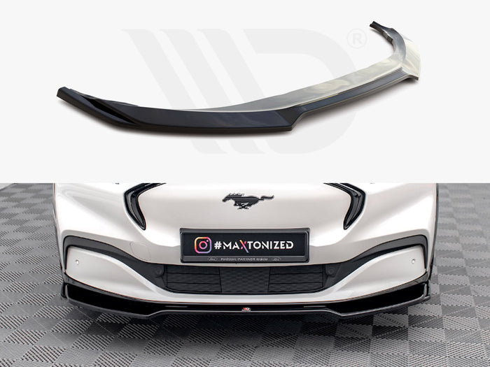 Ford Mustang Mach-e MK1 Front Splitter V.2 - Maxton Design