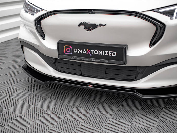 Ford Mustang Mach-e MK1 Front Splitter V.2 - Maxton Design