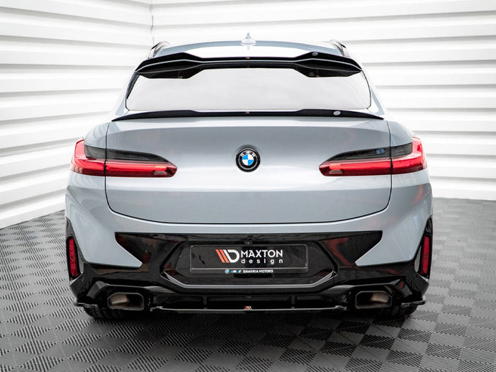BMW X4 M-pack G02 Facelift Central Rear Splitter - Maxton Design