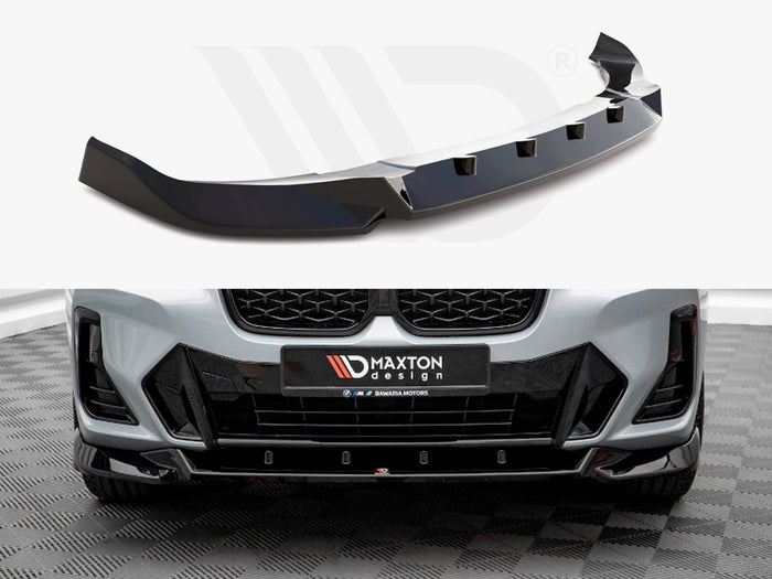 BMW X4 M-pack G02 Facelift Front Splitter V.2 - Maxton Design