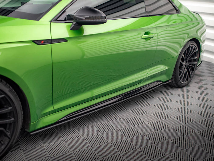 Audi RS5 Coupe F5 Facelift Street PRO Side Skirts Diffusers - Maxton Design
