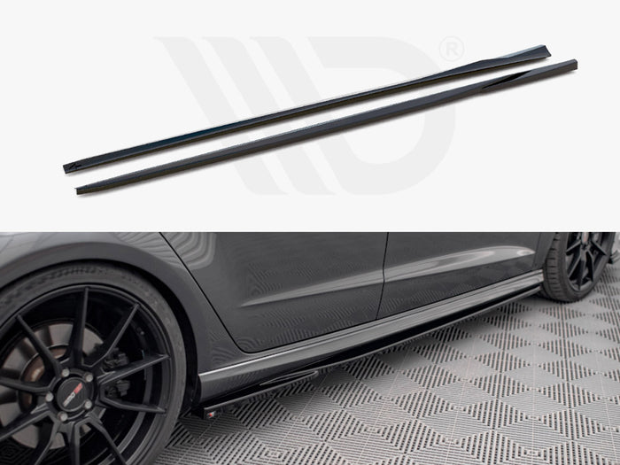 Audi S3 Sportback 8V Facelift Side Skirts Diffusers - Maxton Design