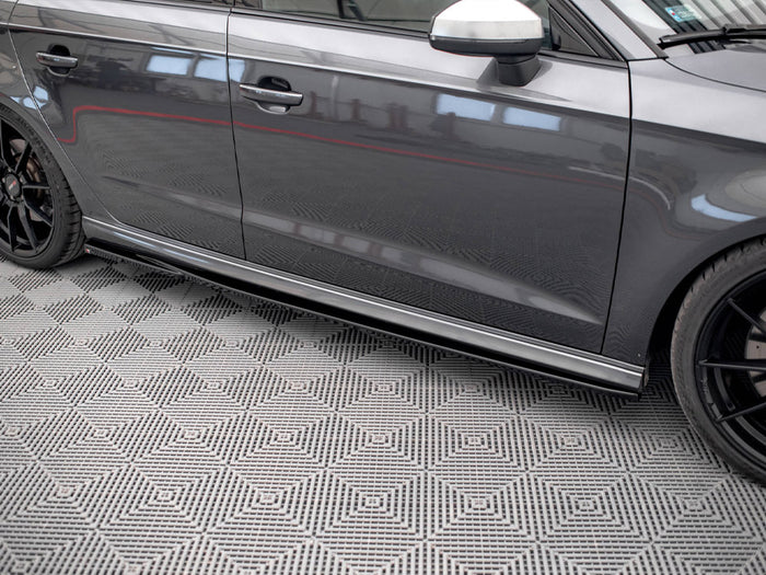 Audi S3 Sportback 8V Facelift Side Skirts Diffusers - Maxton Design