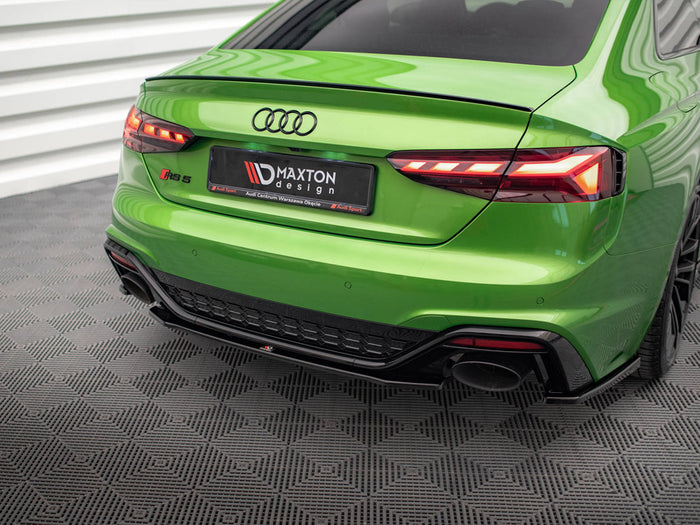 Audi RS5 F5 Facelift Central Rear Splitter - Maxton Design