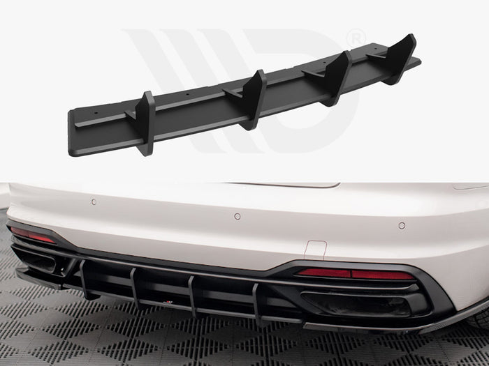 Audi A4 B9 Facelift Street PRO Rear Diffuser - Maxton Design