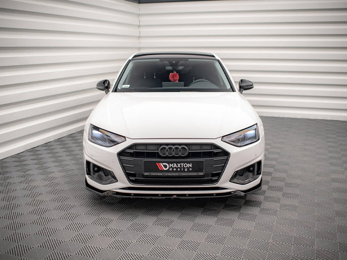 Audi A4 B9 Facelift Front Splitter V.1 - Maxton Design