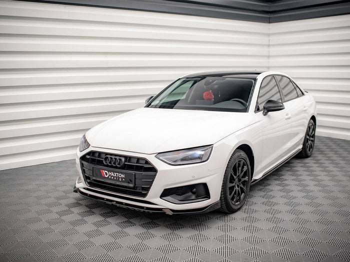 Audi A4 B9 Facelift Front Splitter V.1 - Maxton Design