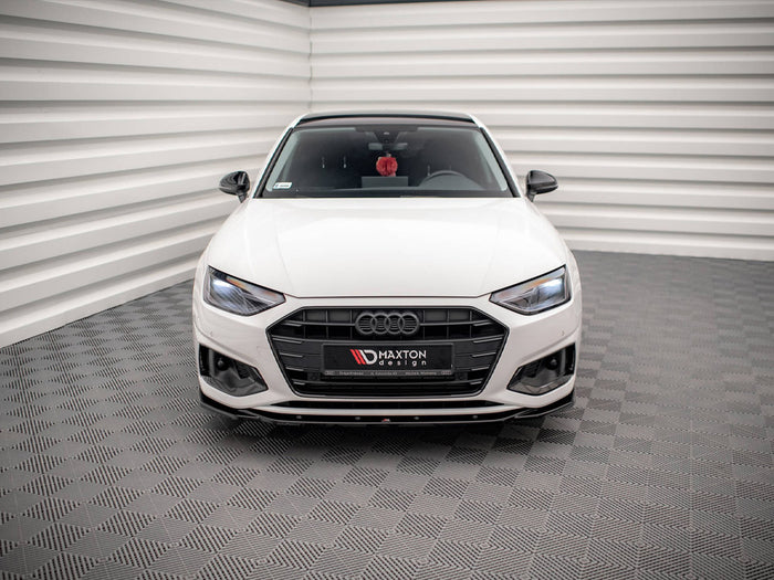 Audi A4 B9 Facelift Front Splitter V.2 - Maxton Design