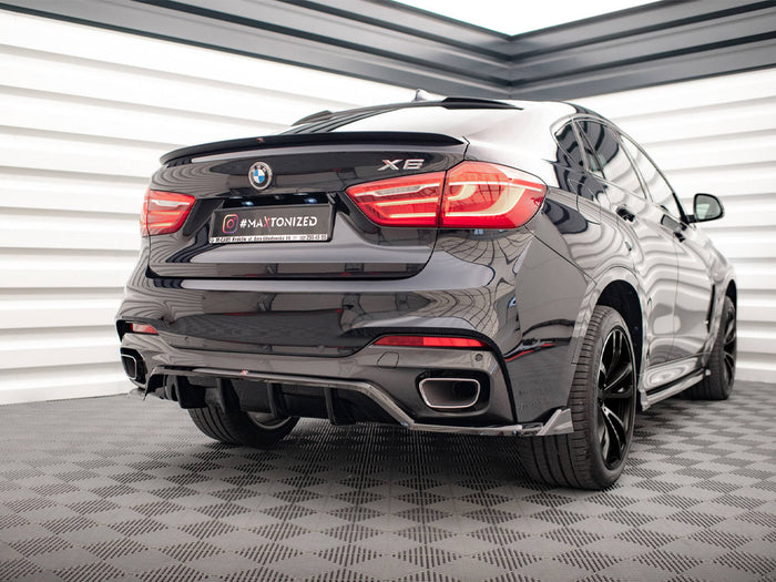 BMW X6 M Sport F16 Central Rear Splitter - Maxton Design
