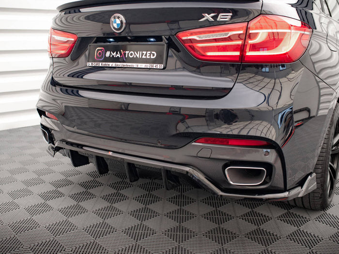 BMW X6 M Sport F16 Central Rear Splitter - Maxton Design