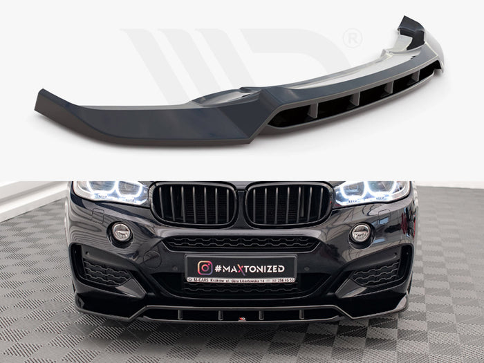 BMW X6 M Sport F16 Front Splitter V.2 - Maxton Design