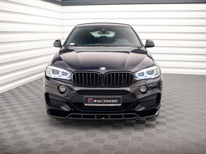 BMW X6 M Sport F16 Front Splitter V.2 - Maxton Design