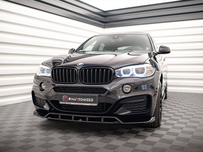 BMW X6 M Sport F16 Front Splitter V.2 - Maxton Design