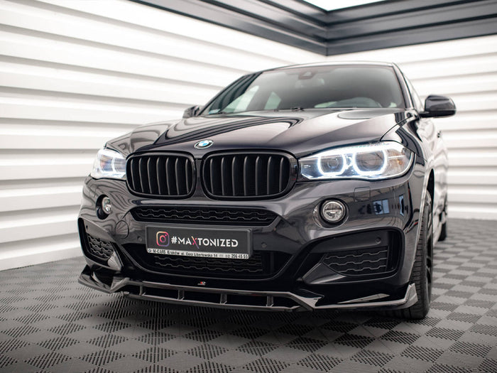 BMW X6 M Sport F16 Front Splitter V.3 - Maxton Design