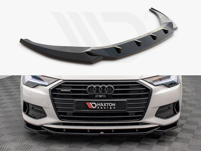 Audi A6 C8 Front Splitter V.1 - Maxton Design