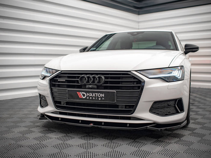 Audi A6 C8 Front Splitter V.1 - Maxton Design