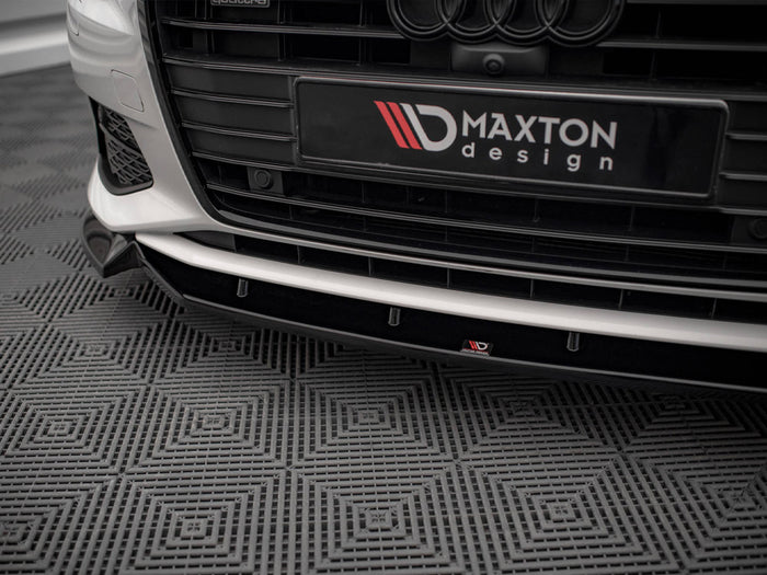 Audi A6 C8 Front Splitter V.2 - Maxton Design
