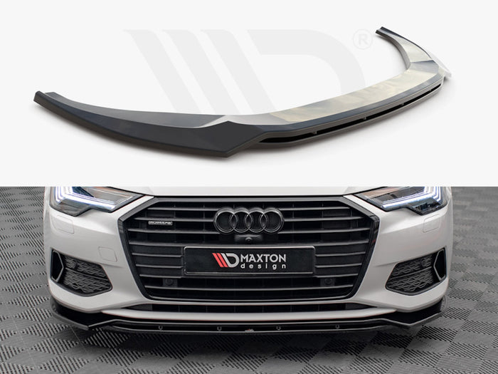 Audi A6 C8 Front Splitter V.3 - Maxton Design