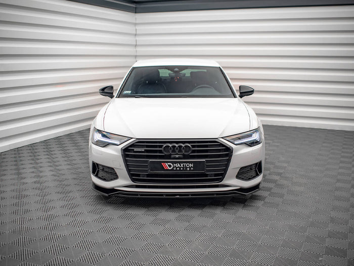 Audi A6 C8 Front Splitter V.3 - Maxton Design