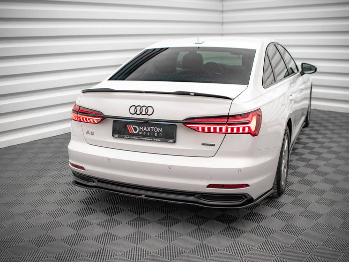 Audi A6 C8 Central Rear Splitter - Maxton Design