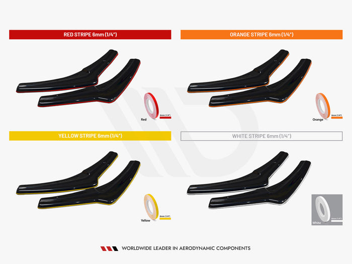 Ford Transit Custom ST-Line Mk1 Facelift Rear Side Splitters - Maxton Design