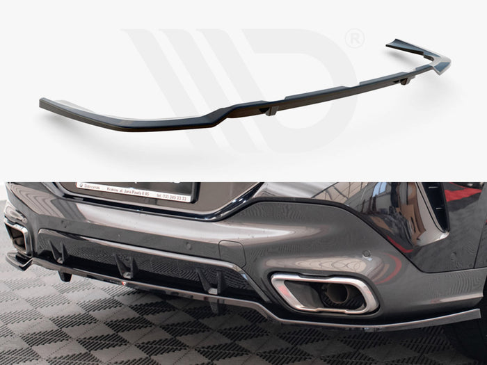 BMW X6 M-Pack G06 Central Rear Splitter V.3 - Maxton Design