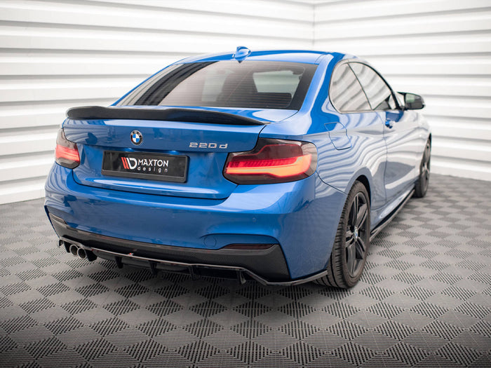 BMW 2 M-Pack F22 Central Rear Splitter - Maxton Design