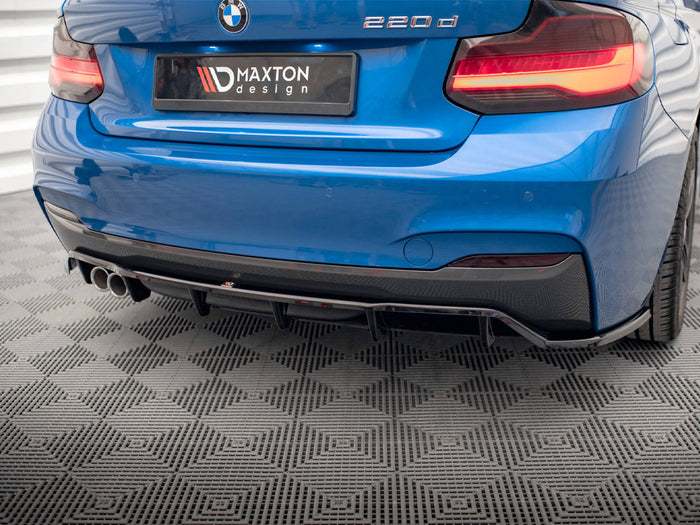 BMW 2 M-Pack F22 Central Rear Splitter - Maxton Design