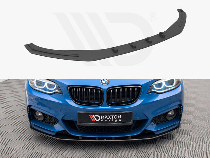 BMW 2 M-Pack F22 Street PRO Front Splitter - Maxton Design