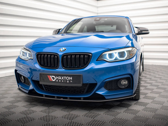 BMW 2 M-Pack F22 Street PRO Front Splitter - Maxton Design