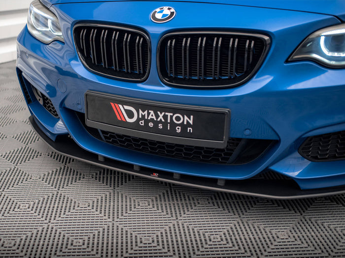 BMW 2 M-Pack F22 Street PRO Front Splitter - Maxton Design
