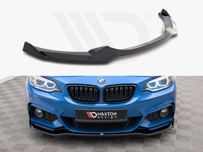 BMW 2 M-Pack F22 Front Splitter V.1 - Maxton Design