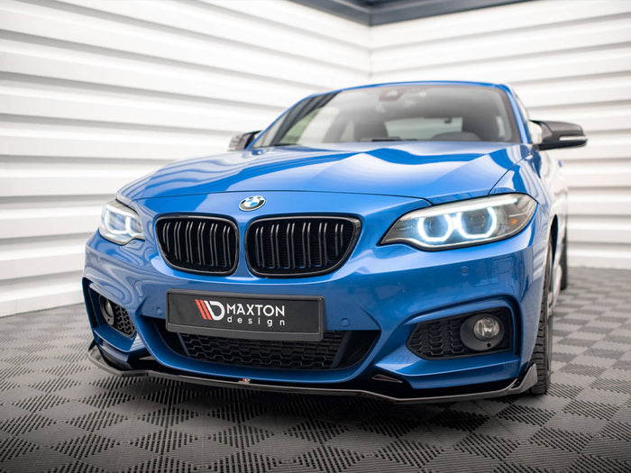 BMW 2 M-Pack F22 Front Splitter V.1 - Maxton Design