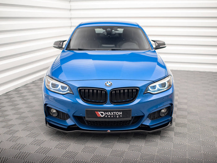 BMW 2 M-Pack F22 Front Splitter V.1 - Maxton Design