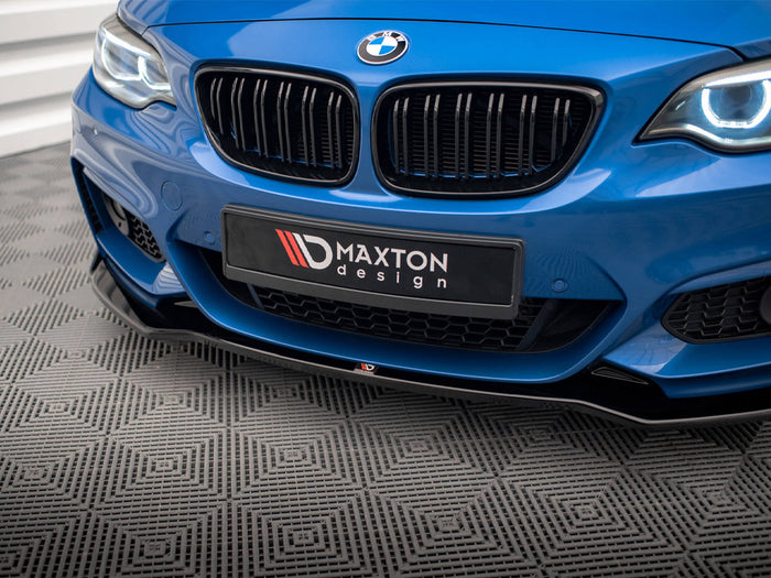 BMW 2 M-Pack F22 Front Splitter V.1 - Maxton Design