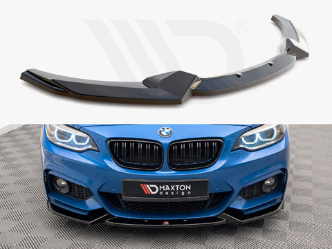 BMW 2 M-Pack F22 Front Splitter V.2 - Maxton Design