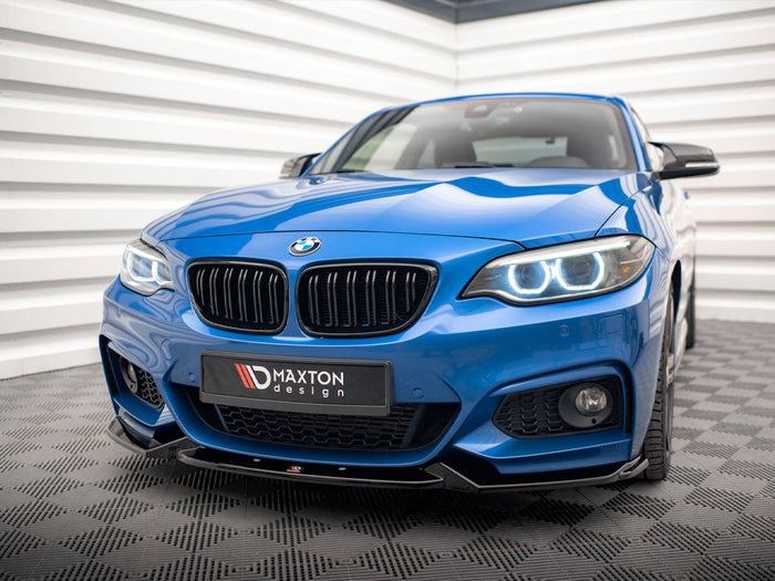 BMW 2 M-Pack F22 Front Splitter V.2 - Maxton Design