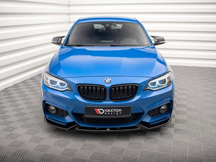 BMW 2 M-Pack F22 Front Splitter V.2 - Maxton Design