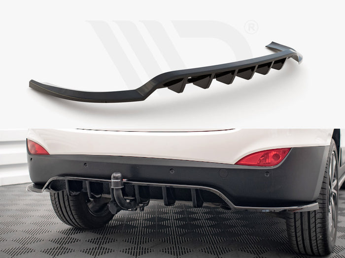 Hyundai ix35 Mk1 Central Rear Splitter - Maxton Design