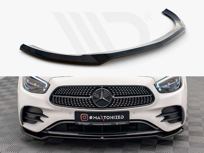 Mercedes E AMG Line W213 Facelift Front Splitter V.1 - Maxton Design