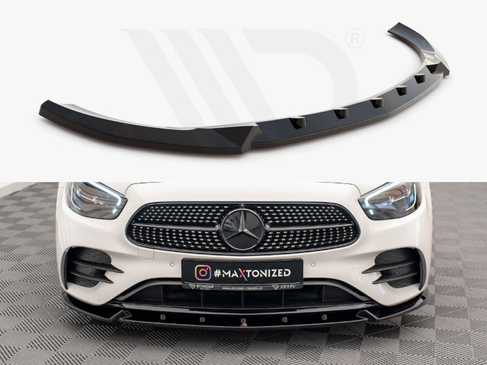 Mercedes E AMG Line W213 Facelift Front Splitter V.2 - Maxton Design
