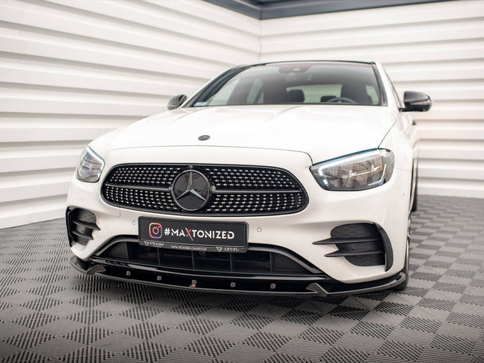 Mercedes E AMG Line W213 Facelift Front Splitter V.2 - Maxton Design