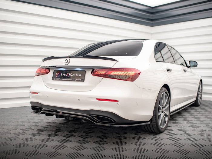 Mercedes E AMG Line W213 Facelift Central Rear Splitter - Maxton Design