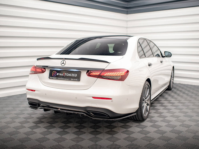 Mercedes E Sedan AMG Line W213 Facelift Spoiler CAP - Maxton Design
